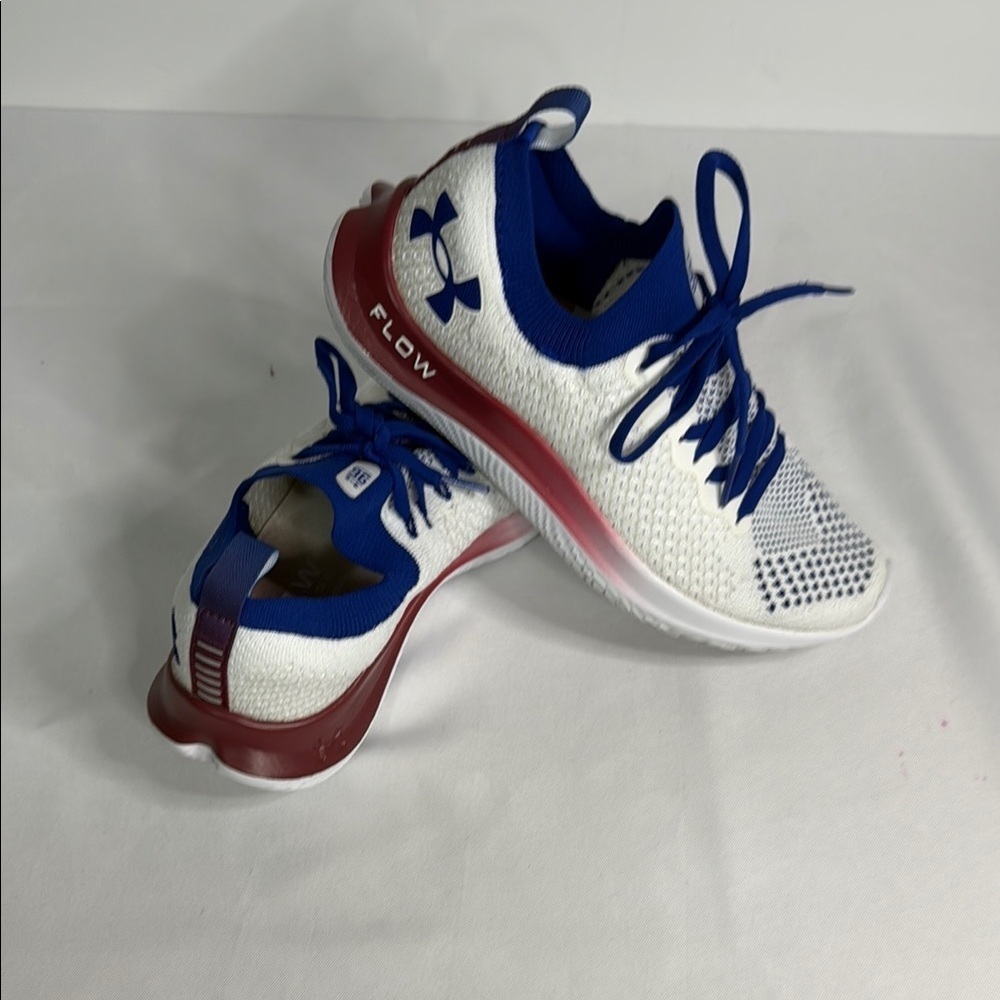 Under Armour Blue and White Athletic Shoes